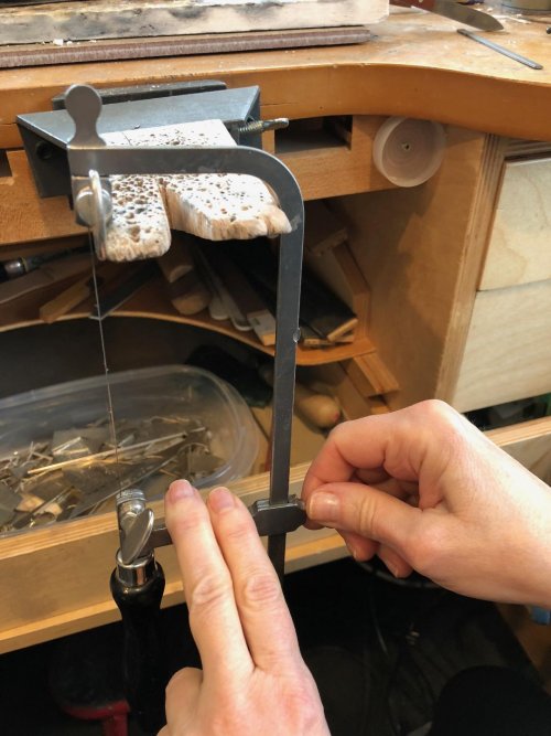 Alix Railton's Load Your Saw Blade the Comfortable Way - , Tools For Wire Jewelry, Tools, load your saw blade